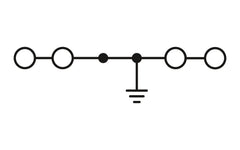 Phoenix Contact  PTV 2,5-QUATTRO-PE - Ground Terminal