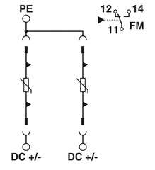 Phoenix Contact  VAL-SEC-T2-2+0-380DC-FM - Type 2 sur