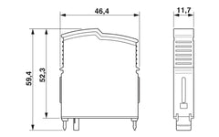 Phoenix Contact L-PE Type 2 surge protection plug - V