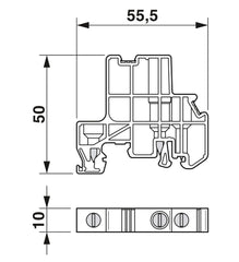 Phoenix Contact  E/UK 1 - End Clamp