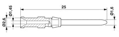Phoenix Contact Crimp Contact - CK1,6-ED-1,00ST AU