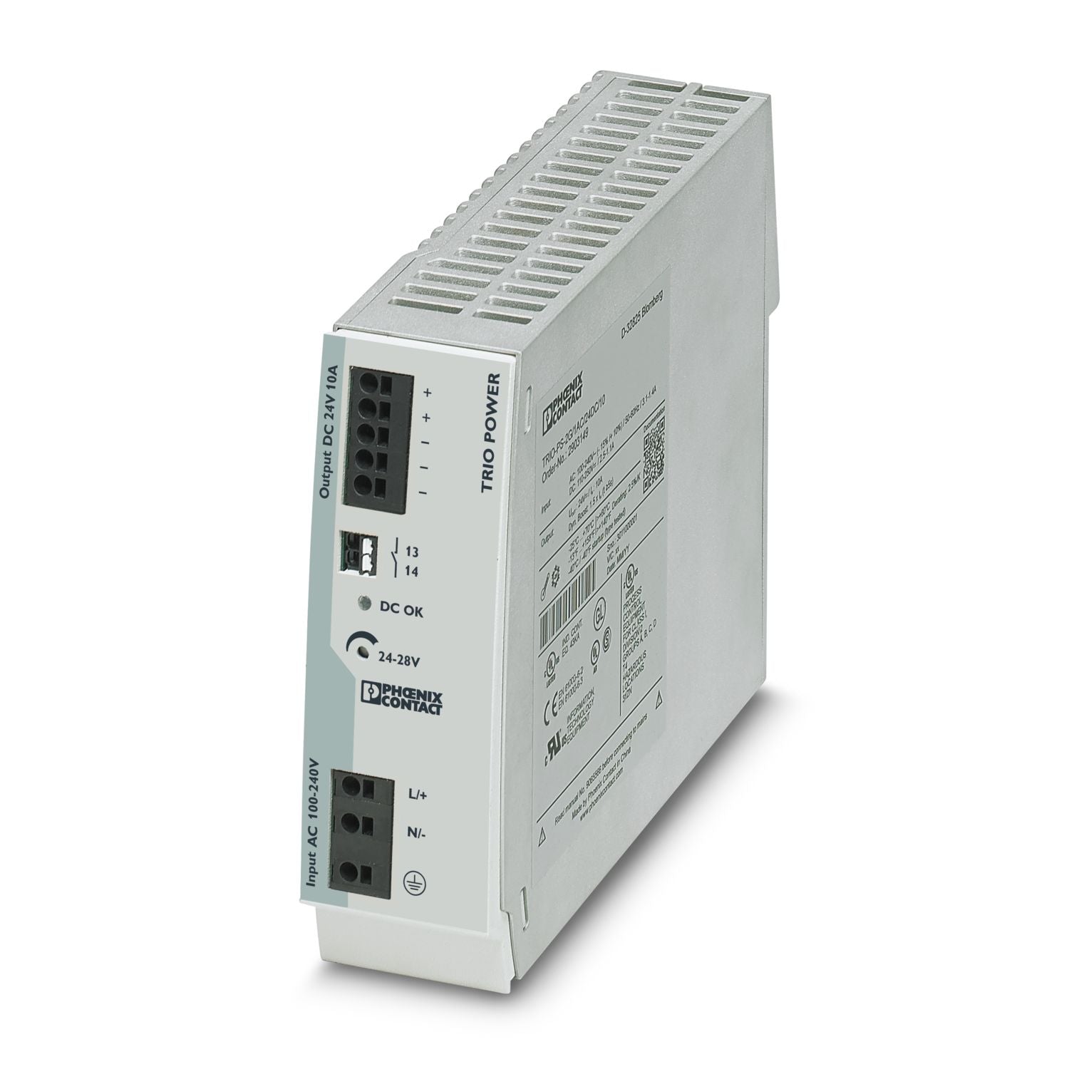 Phoenix Contact PSU TRIO-PS-2G/1AC/24DC/10