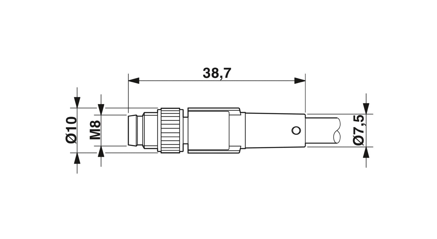 Phoenix Contact SAC-3P-M 8MS/5,0-PUR