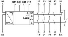 Phoenix Contact PSR-SCP- 24UC/ESA2/4X1/1X2/B - Safet