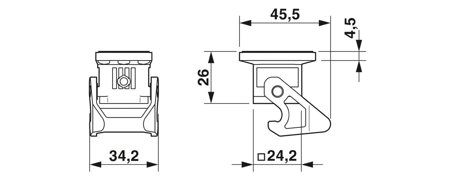 Phoenix Contact HC-STA-D07-BWS-PL-BK - Housing