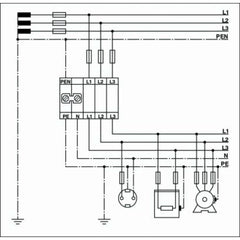 Phoenix Contact UK 10 N-PE/N - Installation ground t