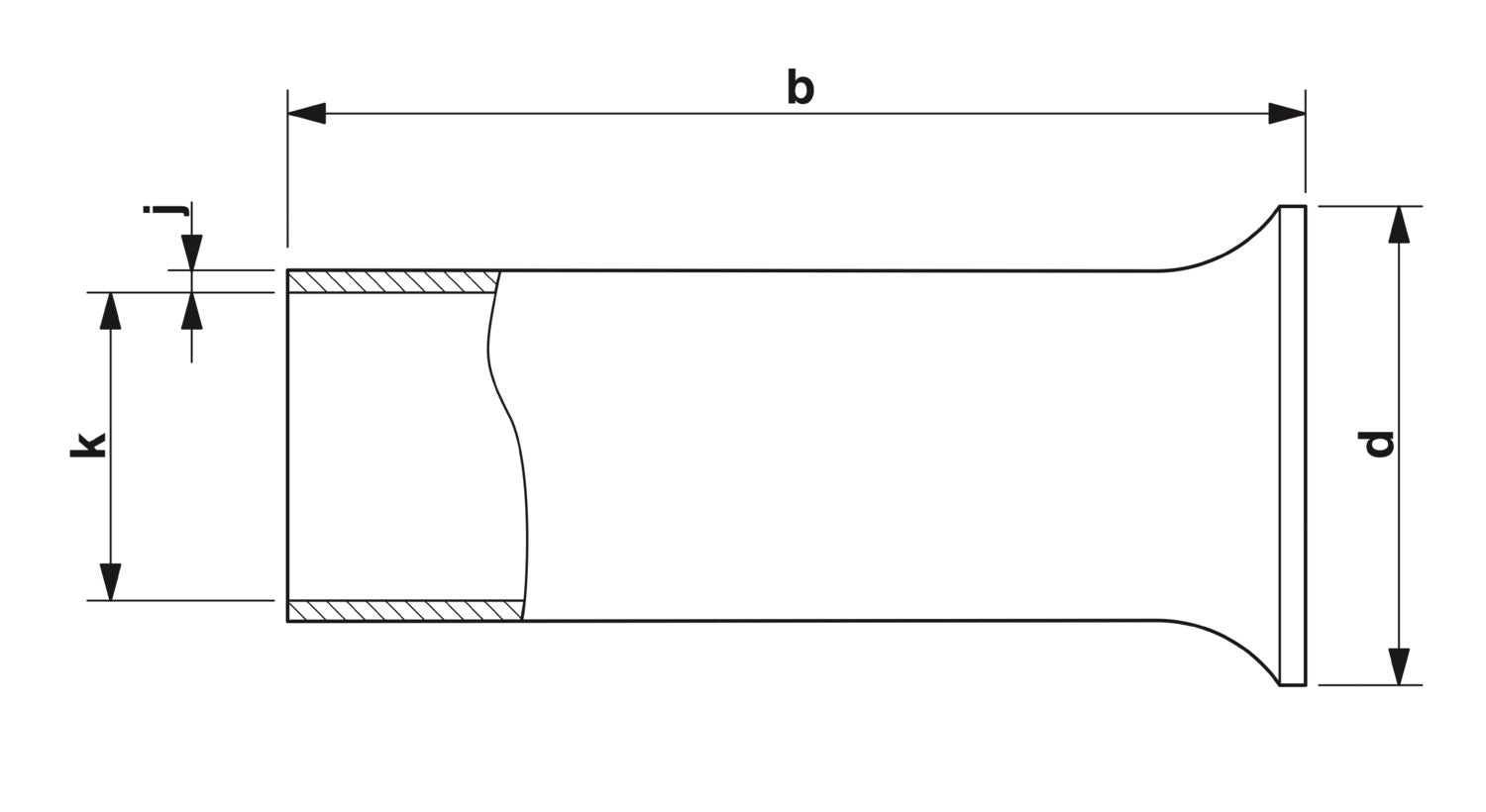 Phoenix Contact 35Sq x 20mm Uninsulated Ferrule (100p