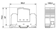 Phoenix Contact FLT-SEC-T1+T2-3S-350/25-FM