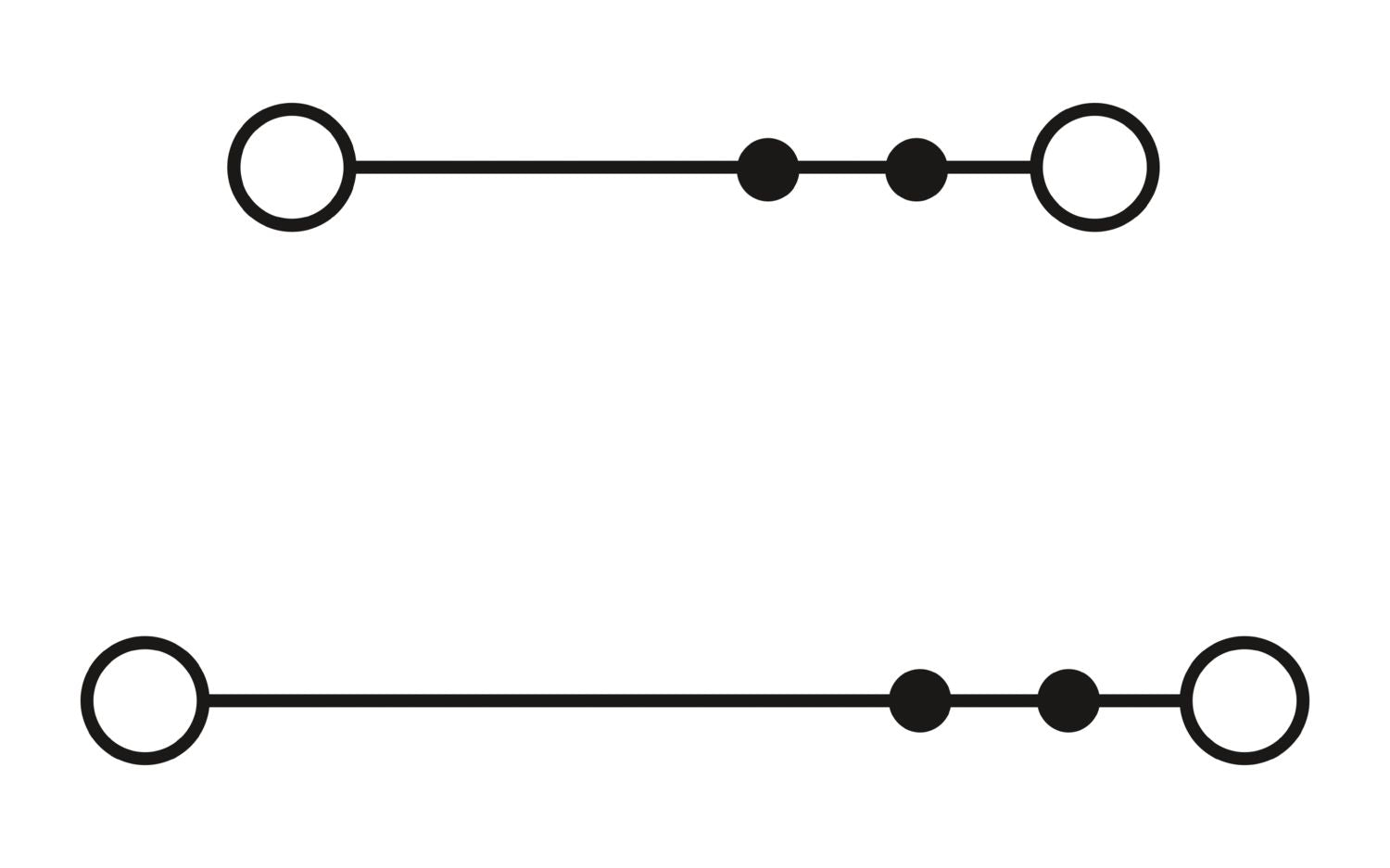 Phoenix Contact Double-level terminal block - UTTB 4
