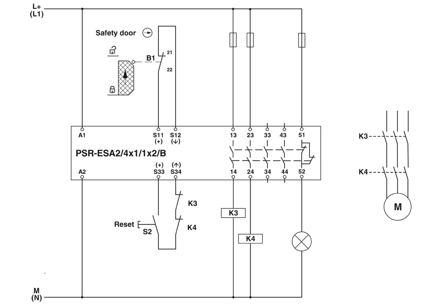 Phoenix Contact PSR-SCP- 24UC/ESA2/4X1/1X2/B - Safet