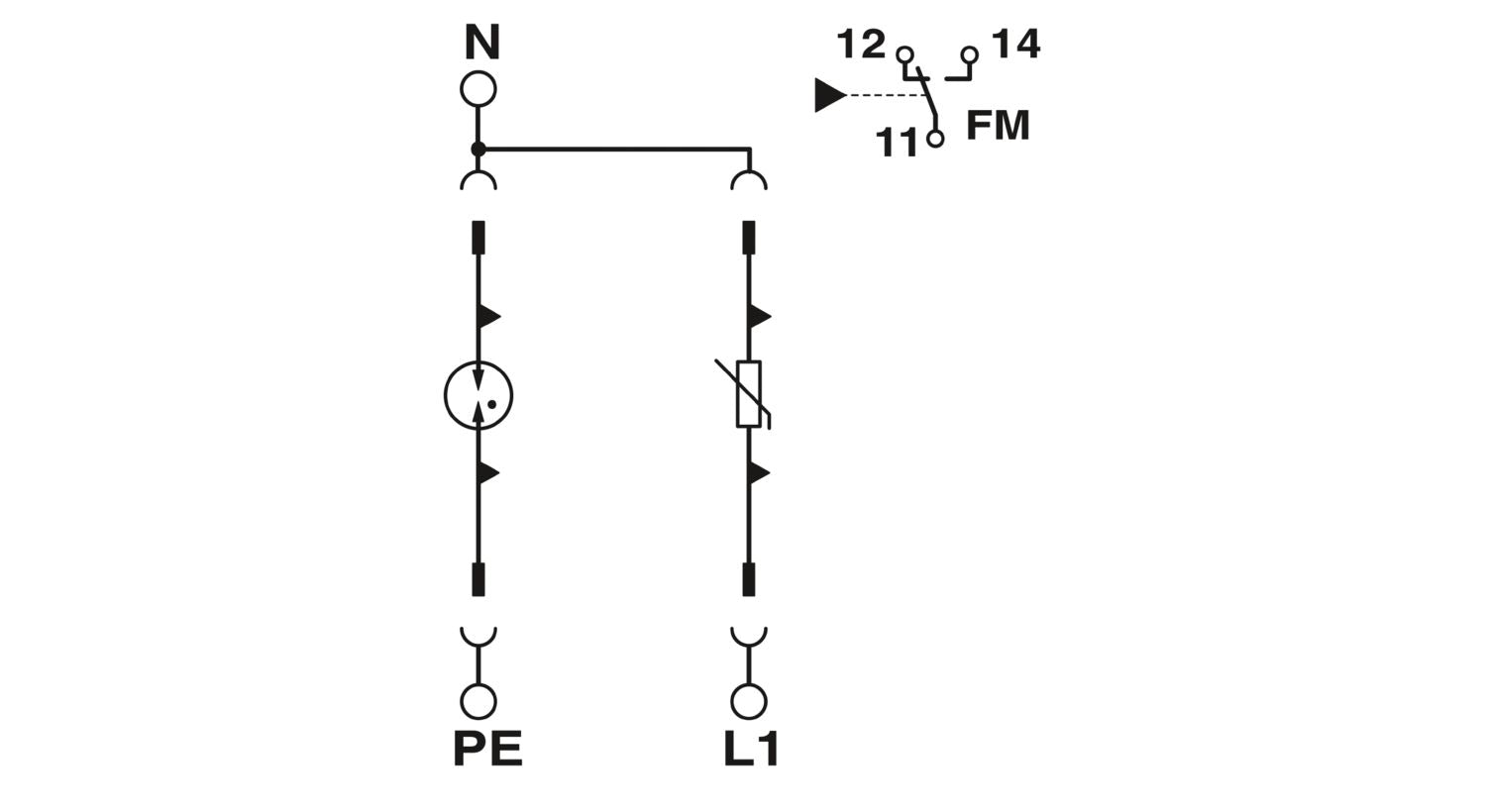 Phoenix Contact VAL-SEC-T2-1S-350-FM Type 2 SPD SP