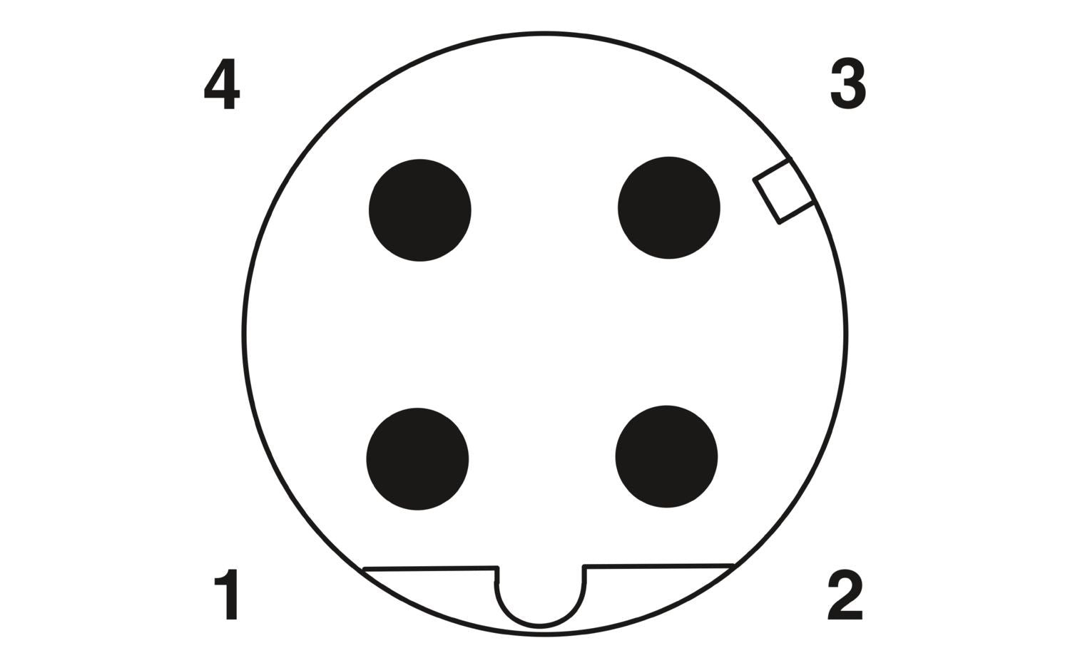Phoenix Contact  SACC-M12MSD-4Q SH - Data Connector