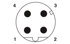 Phoenix Contact  SACC-M12MSD-4Q SH - Data Connector