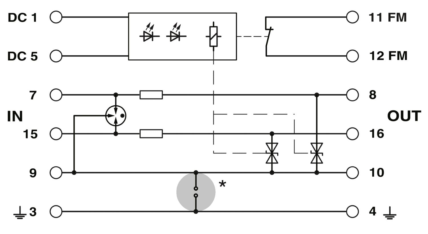Phoenix Contact  PT 2X1-24AC/FM-ST - Surge Protection