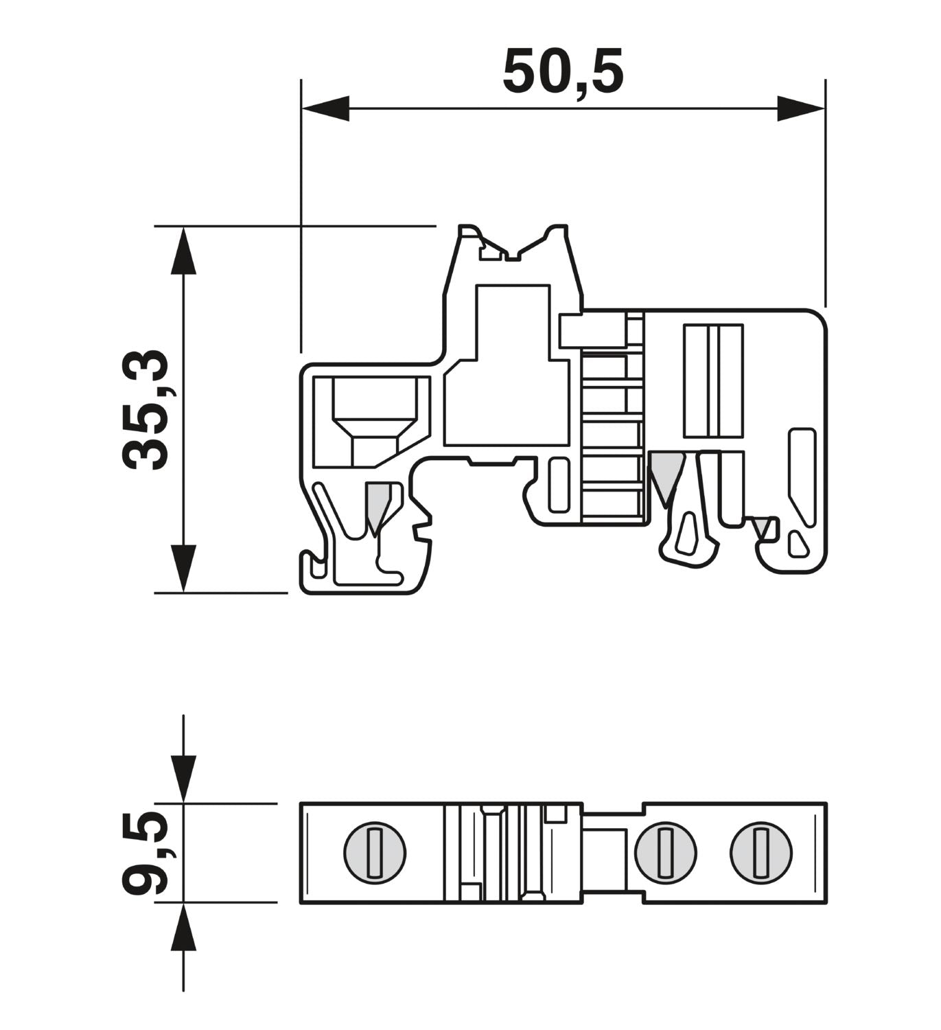 Phoenix Contact End clamp - E/UK