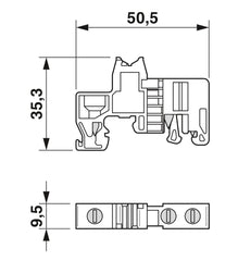 Phoenix Contact End clamp - E/UK