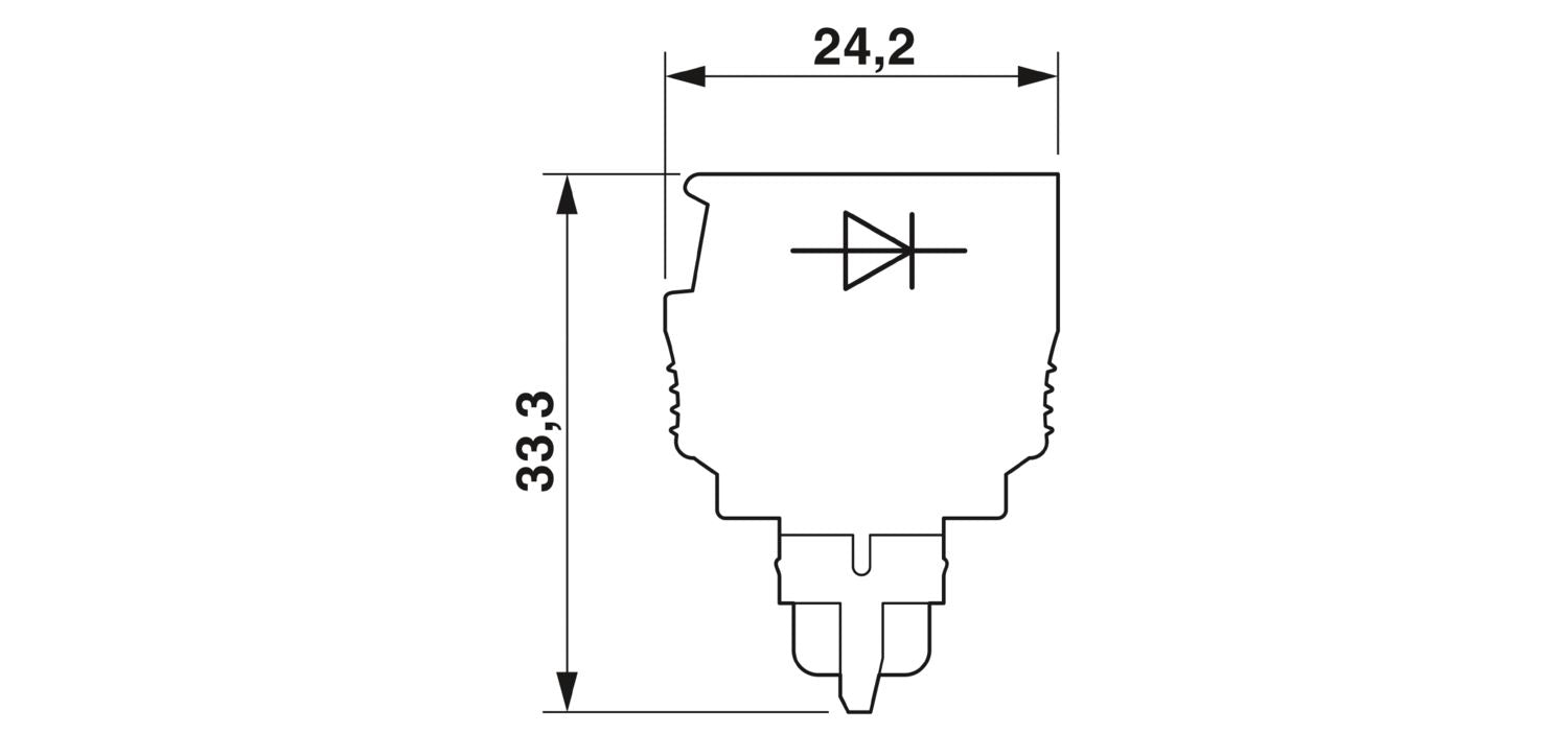 Phoenix Contact Component connector - P-CO 1N4007/L-R