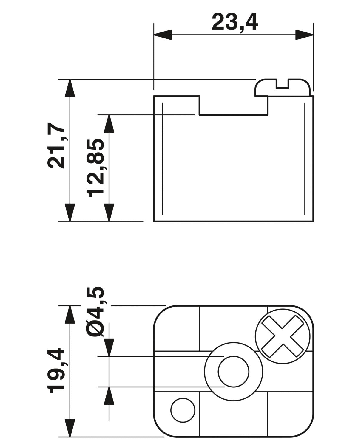 Phoenix Contact AB/SS - Support bracket