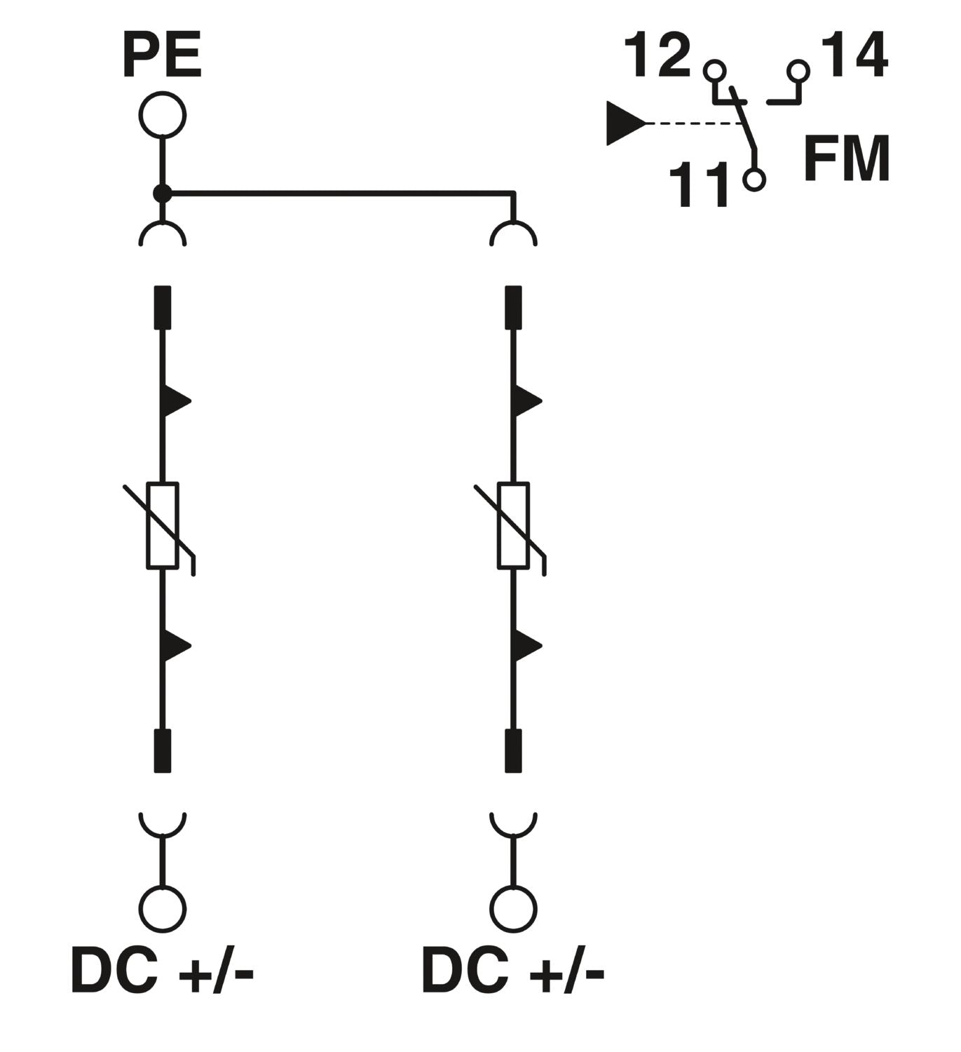 Phoenix Contact  VAL-SEC-T2-2+0-380DC-FM - Type 2 sur