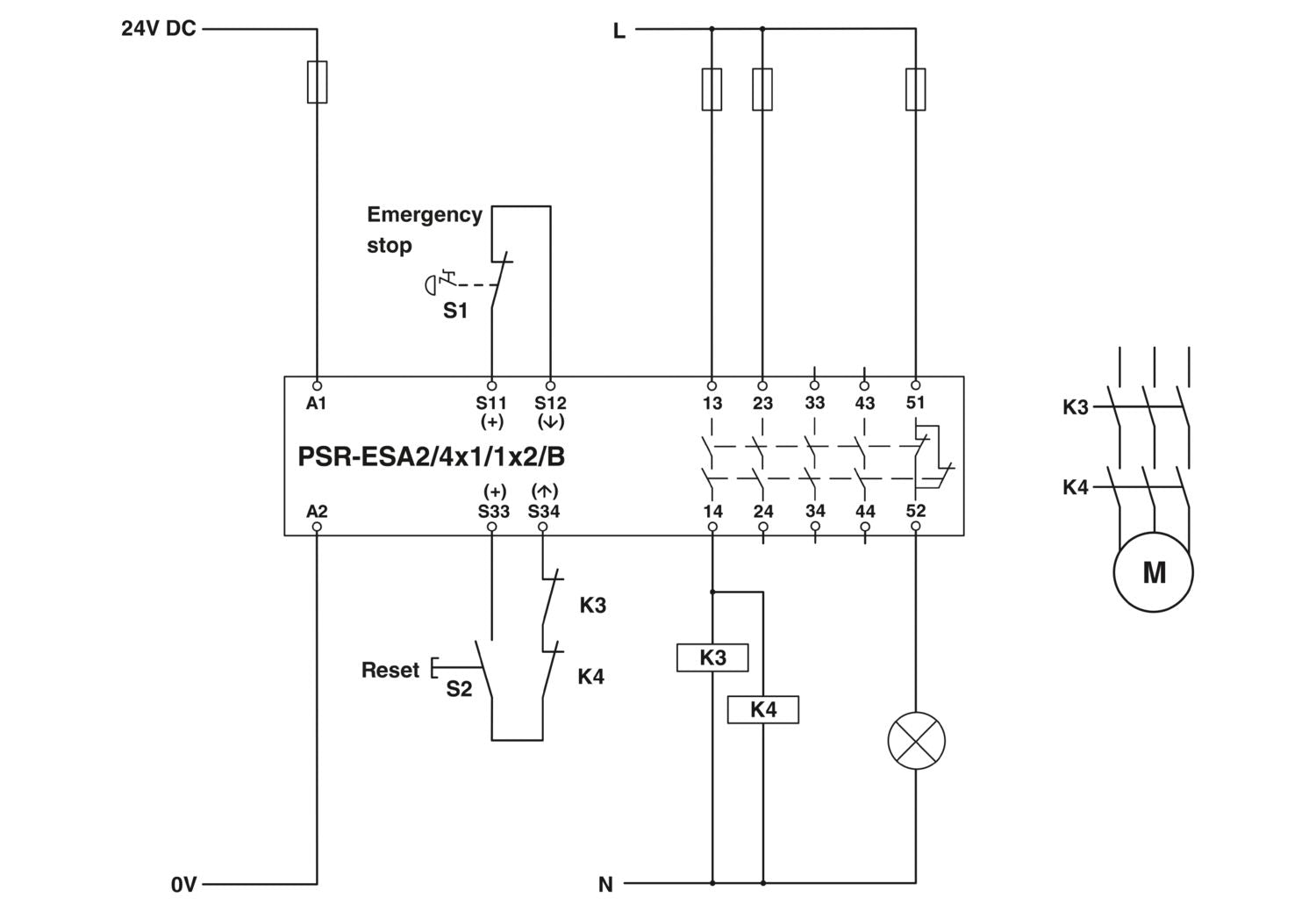 Phoenix Contact PSR-SCP- 24UC/ESA2/4X1/1X2/B - Safet