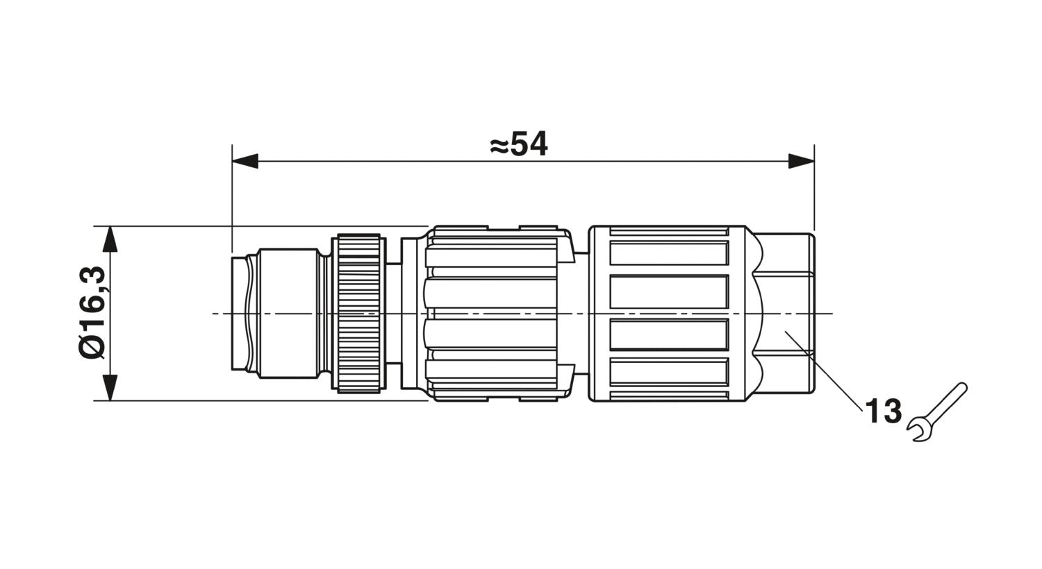 Phoenix Contact SACC-M12MS-4QO-0,34-M - Connector