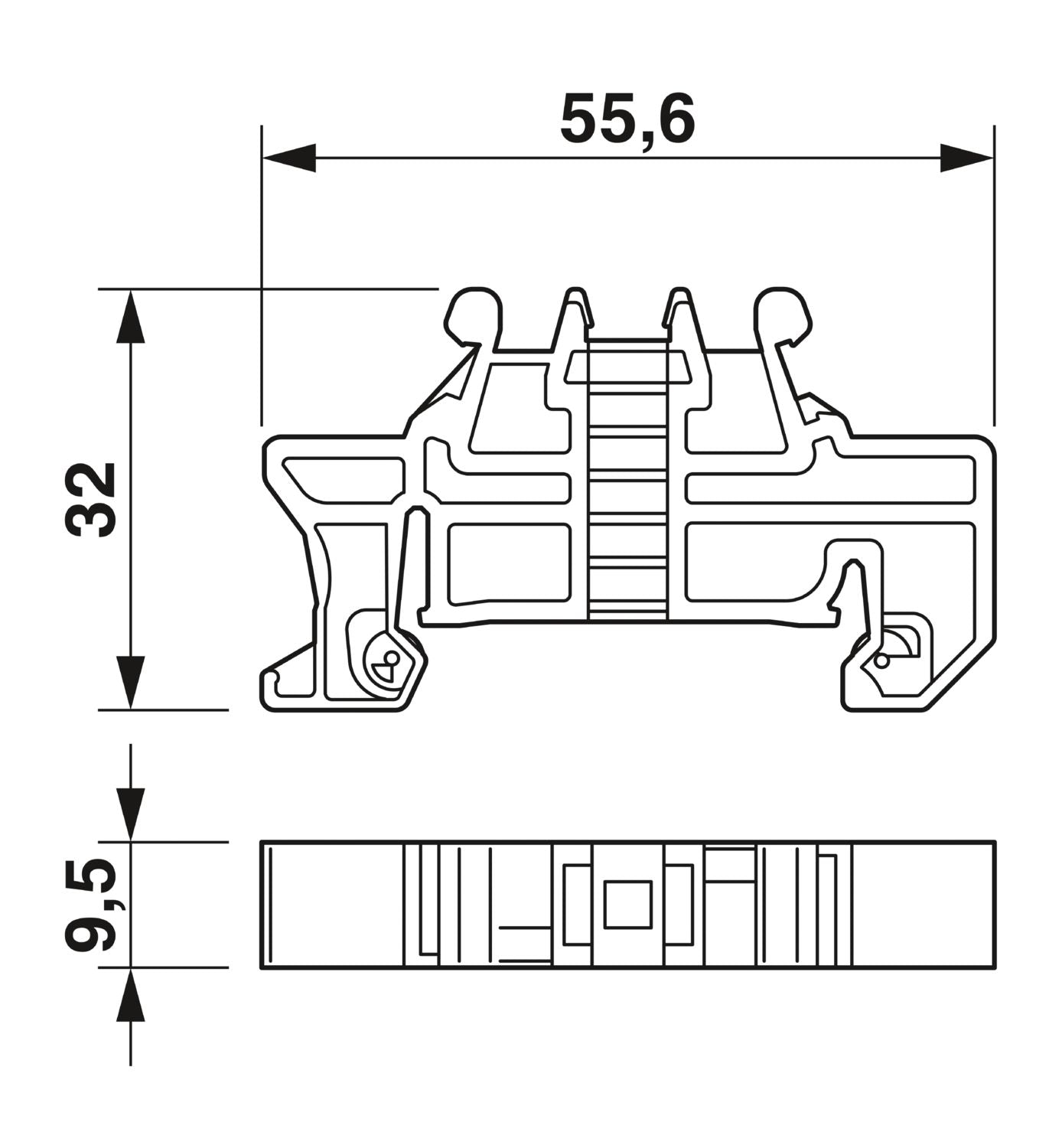 Phoenix Contact CLIPFIX 35 - End clamp (No Screw)
