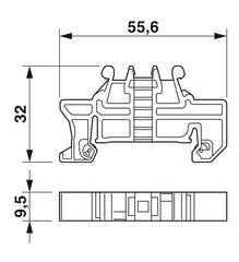 Phoenix Contact CLIPFIX 35 - End clamp (No Screw)