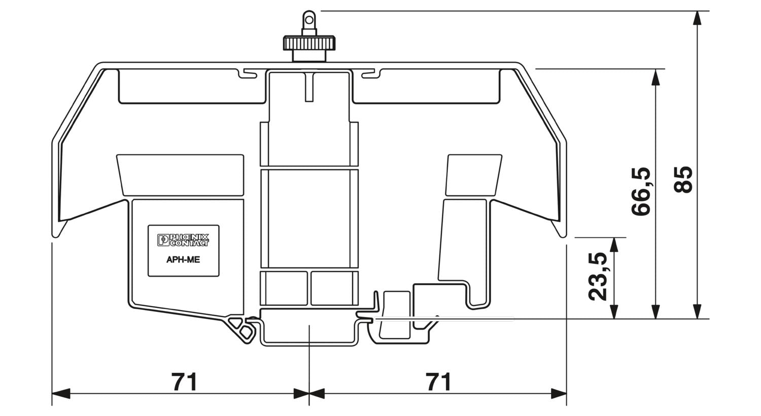 Phoenix Contact Cover Profile Carrier - APH-ME