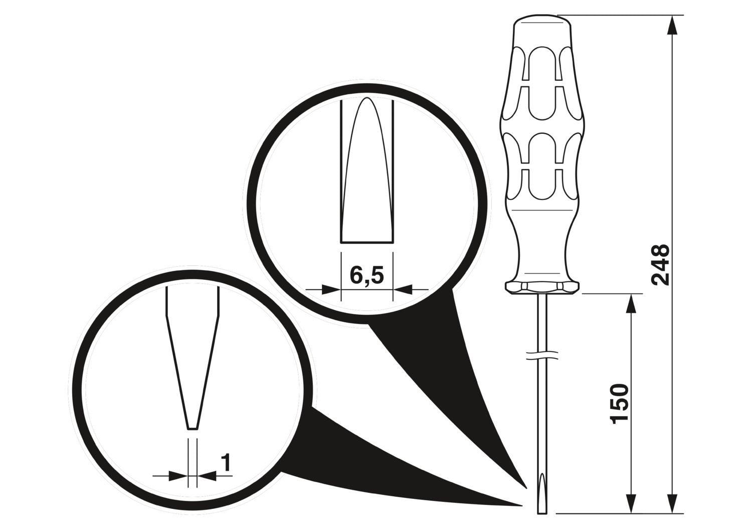 Phoenix Contact Screwdriver - SZS 1,0X6,5 VDE