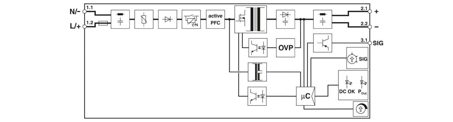 Phoenix Contact  REL-OR3/LDP-24DC/3X21 - Single relay
