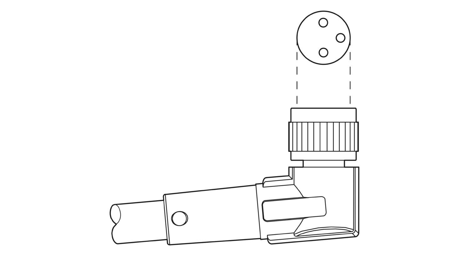 Phoenix Contact  SAC-3P-M12MS/1,0-PUR/M 8FR - Sensor/