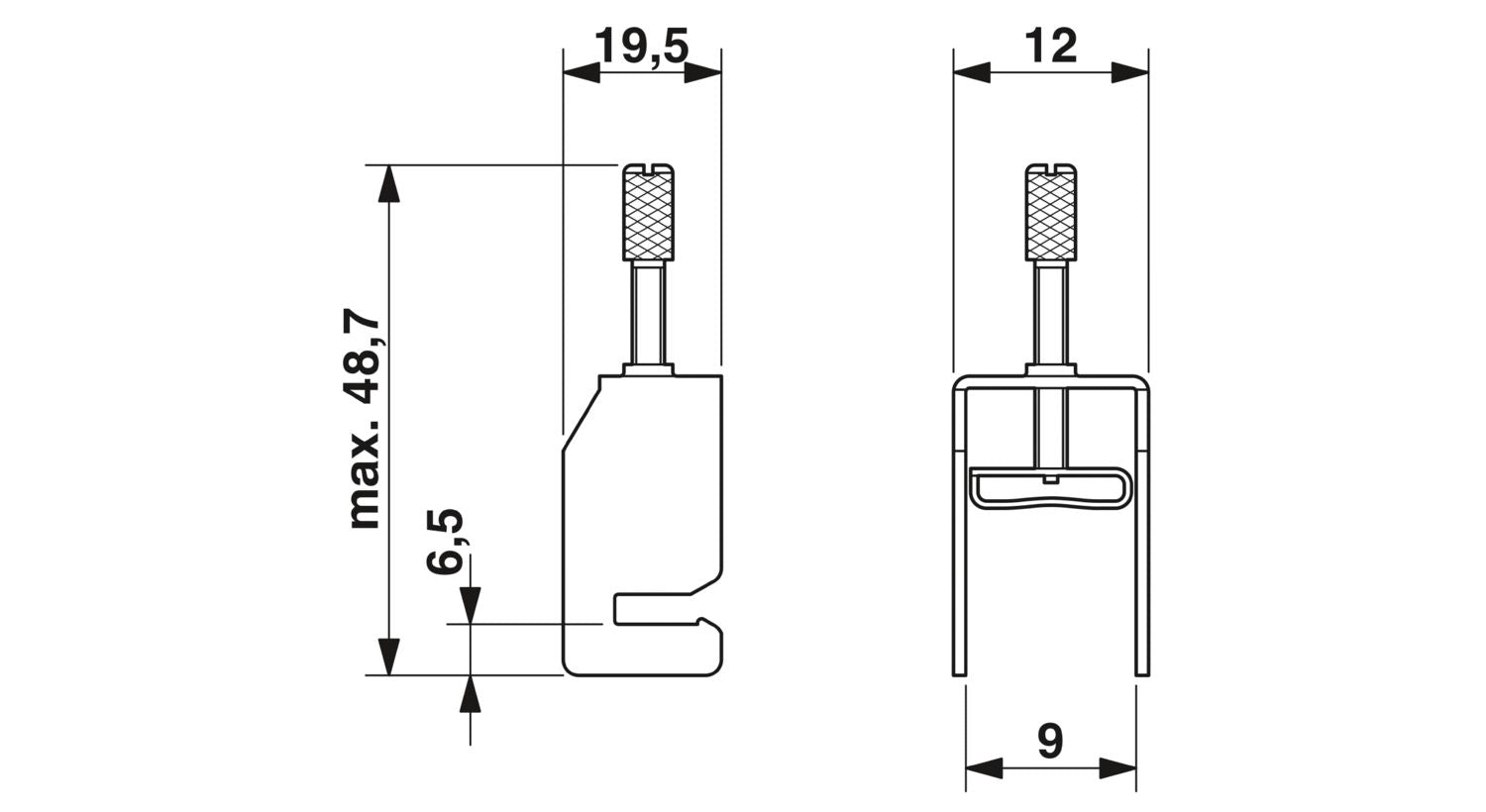 Phoenix Contact Shield connection clamp - SK 8