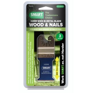 IT 3 Piece Blade Set for Multi Tool Wood & Na