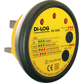 Di-Log Socket Tester CW RCD and Earth Voltage